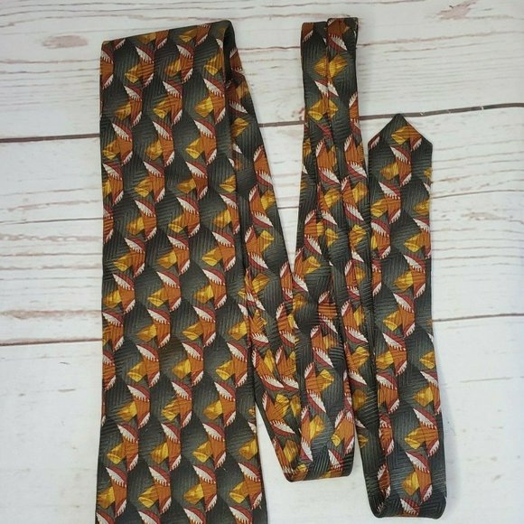 Rare Ermenegildo Zegna %100 Seta Silk Italian Tie - Picture 6 of 12